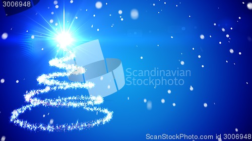 Image of Abstract Christmas tree.