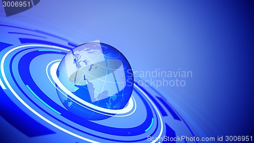 Image of  Illustration of Globe with space for your text.