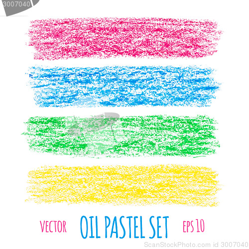 Image of Oil pastel design elements