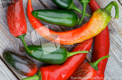 Image of Heap of Chili Peppers