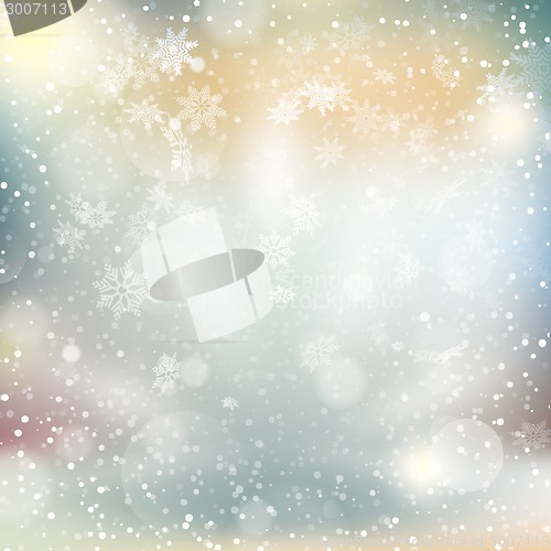 Image of Lights on Christmas background. EPS 10