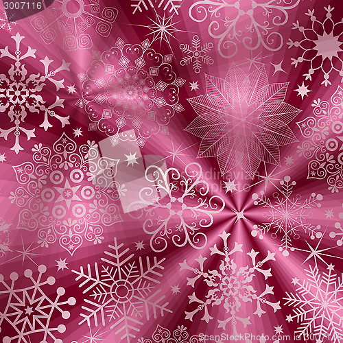 Image of Christmas purple background