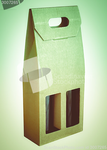 Image of Retro look Wine box