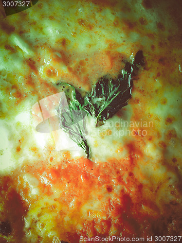 Image of Retro look Pizza picture