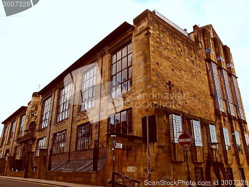 Image of Retro look Glasgow School of Art