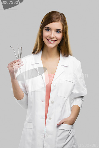 Image of Female dentist