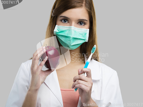 Image of Female dentist