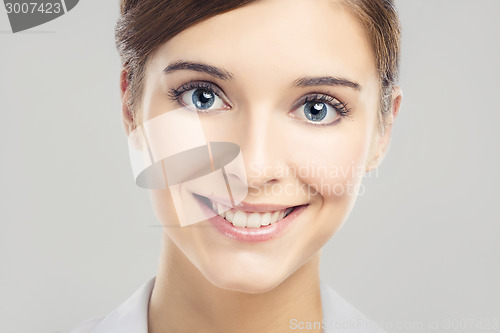 Image of Smiling young woman