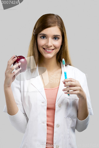 Image of Female dentist