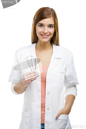 Image of Female dentist