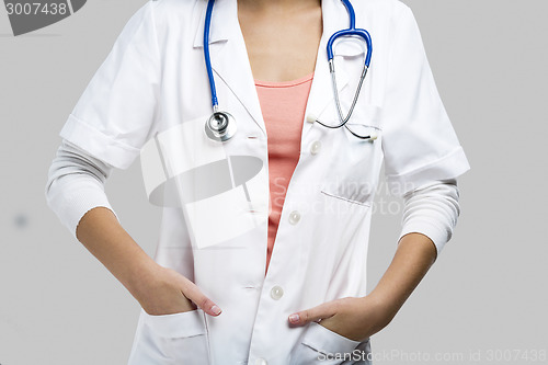 Image of Beautiful young female doctor