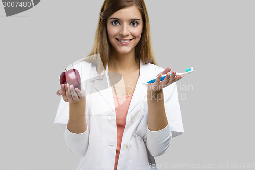 Image of Female dentist