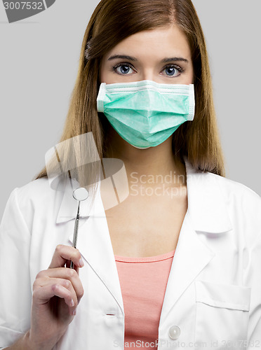 Image of Female dentist