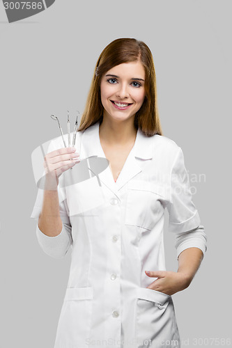 Image of Female dentist