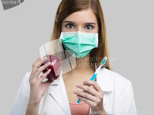 Image of Female dentist