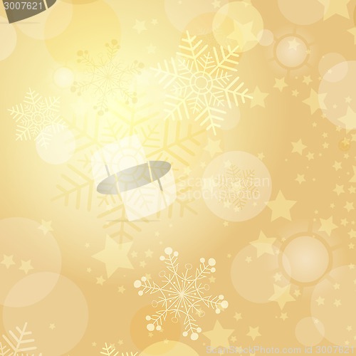 Image of Christmas gold frame