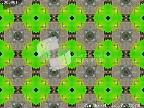 Image of Ethnic pattern. Abstract kaleidoscope  fabric design.