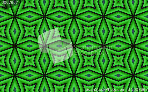 Image of Ethnic pattern. Abstract kaleidoscope  fabric design.