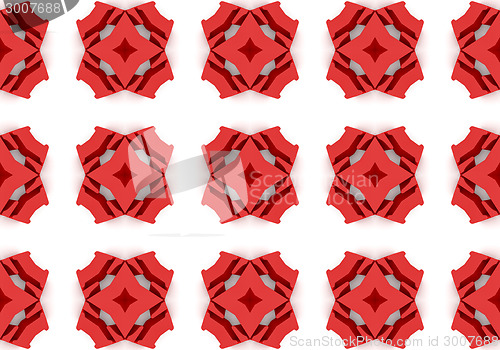 Image of Ethnic pattern. Abstract kaleidoscope  fabric design.