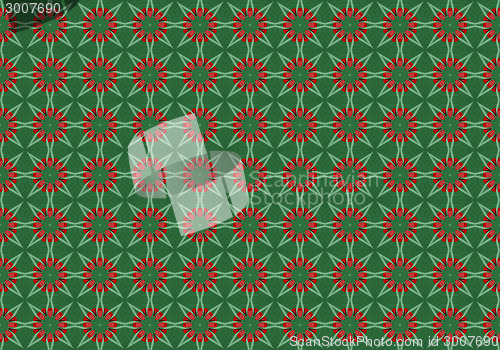 Image of Ethnic pattern. Abstract kaleidoscope  fabric design.