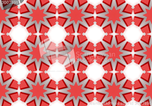 Image of Ethnic pattern. Abstract kaleidoscope  fabric design.