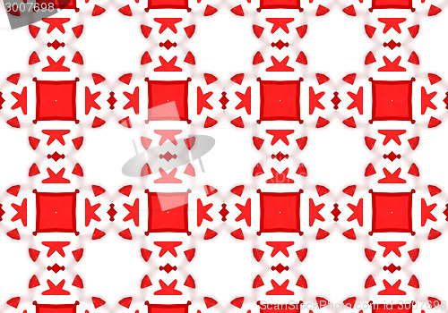 Image of Ethnic pattern. Abstract kaleidoscope  fabric design.