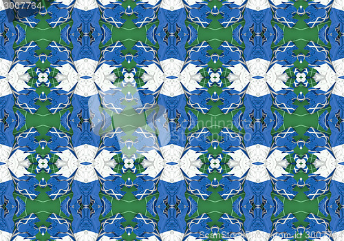 Image of Ethnic pattern. Abstract kaleidoscope  fabric design.