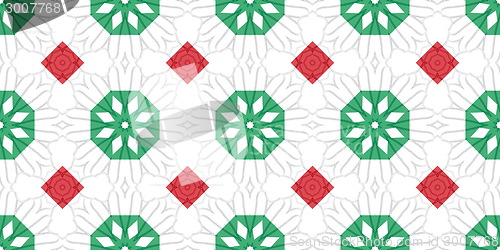 Image of Ethnic pattern. Abstract kaleidoscope  fabric design.