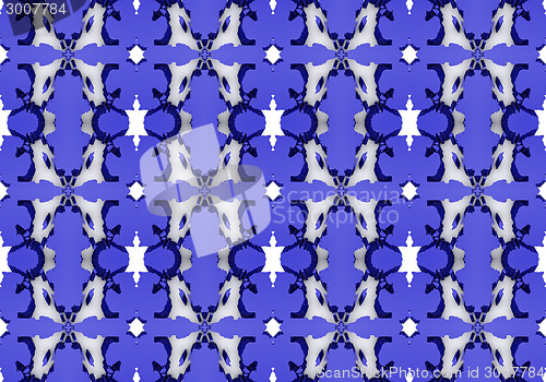 Image of Ethnic pattern. Abstract kaleidoscope  fabric design.