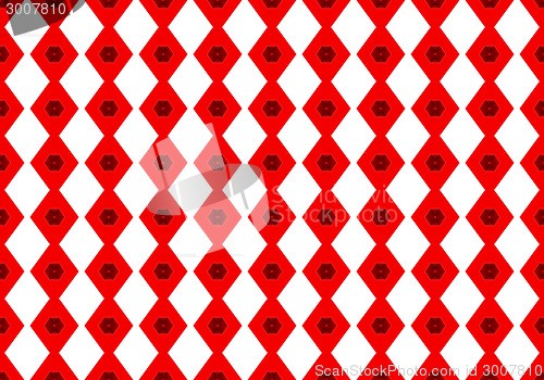 Image of Ethnic pattern. Abstract kaleidoscope  fabric design.