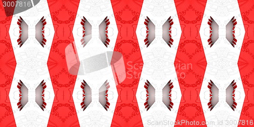 Image of Ethnic pattern. Abstract kaleidoscope  fabric design.