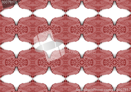 Image of Ethnic pattern. Abstract kaleidoscope  fabric design.