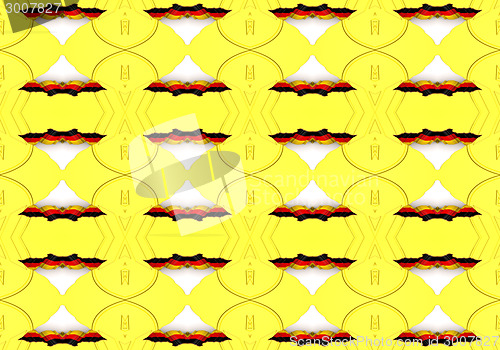 Image of Ethnic pattern. Abstract fabric design.