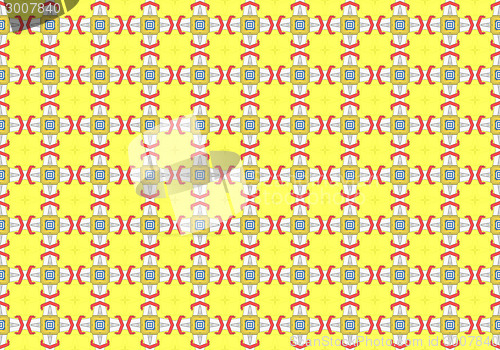 Image of Ethnic pattern. Abstract fabric design.