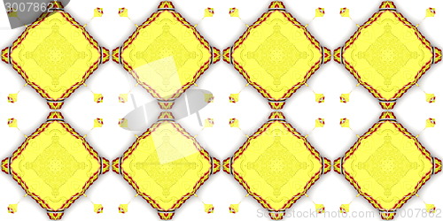 Image of Ethnic pattern. Abstract fabric design.