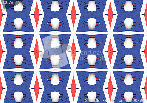 Image of Ethnic pattern. Abstract kaleidoscope  fabric design.