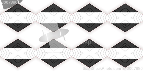 Image of Ethnic pattern. Abstract kaleidoscope  fabric design.