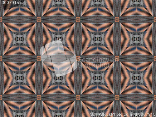 Image of Ethnic pattern. Abstract kaleidoscope  fabric design.