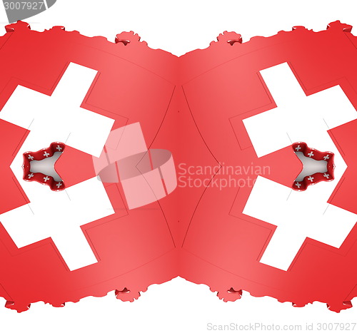 Image of Ethnic pattern. Abstract kaleidoscope  fabric design.