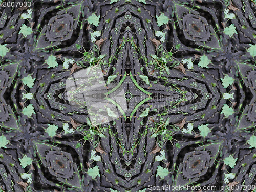 Image of Ethnic pattern. Abstract kaleidoscope  fabric design.