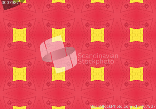 Image of Ethnic pattern. Abstract kaleidoscope  fabric design.