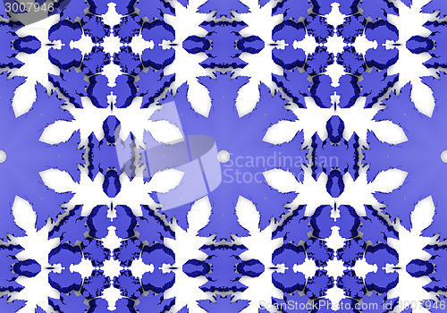 Image of Ethnic pattern. Abstract kaleidoscope  fabric design.