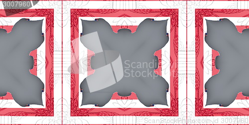 Image of Ethnic pattern. Abstract kaleidoscope  fabric design.