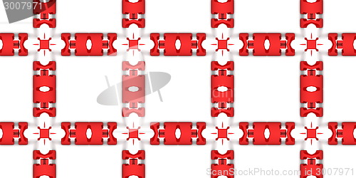Image of Ethnic pattern. Abstract kaleidoscope  fabric design.