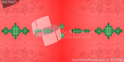 Image of Ethnic pattern. Abstract kaleidoscope  fabric design.