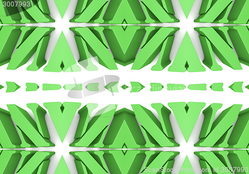Image of Ethnic pattern. Abstract kaleidoscope  fabric design.