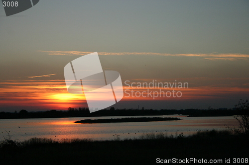 Image of autumn sunset