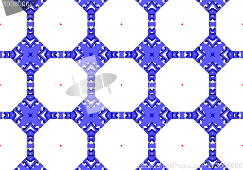 Image of Ethnic pattern. Abstract kaleidoscope  fabric design.