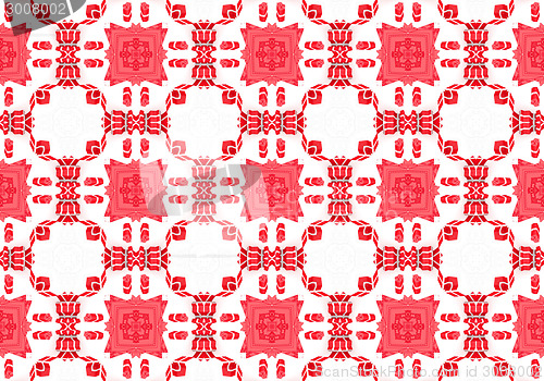Image of Ethnic pattern. Abstract kaleidoscope  fabric design.