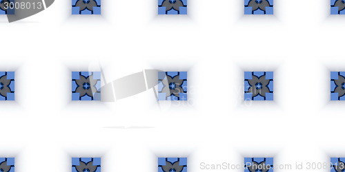 Image of Ethnic pattern. Abstract kaleidoscope  fabric design.